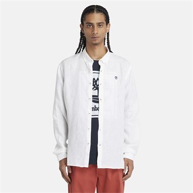 Timberland Mill Brook Linen Shirt Erkek Gömlek
