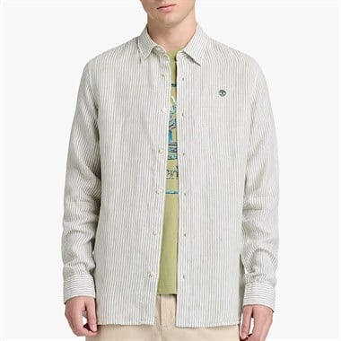 Timberland Mill Brook Linen Striped Regular Erkek Gömlek
