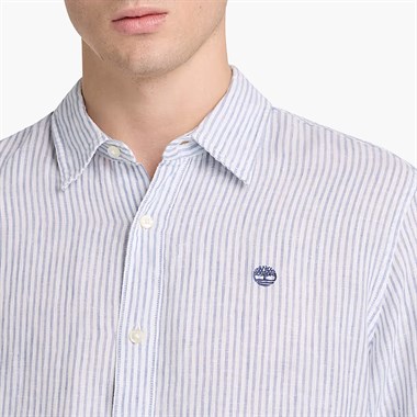 Timberland Mill Brook Linen Striped Regular Erkek Gömlek