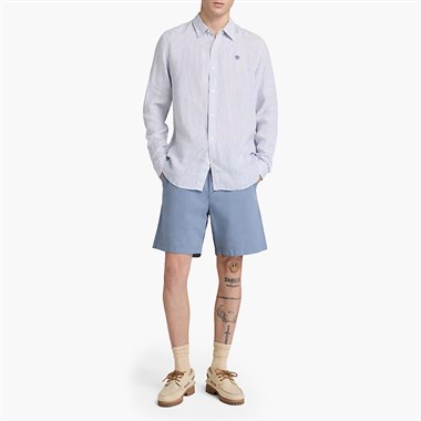 Timberland Mill Brook Linen Striped Regular Erkek Gömlek