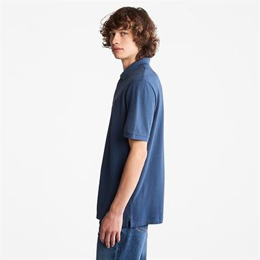 Timberland Oyster Rıver Chest Logo Ss Polo (Reg) Erkek T-Shirt