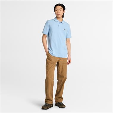 Timberland Oyster Rıver Chest Logo Ss Polo (Reg) Erkek T-Shirt