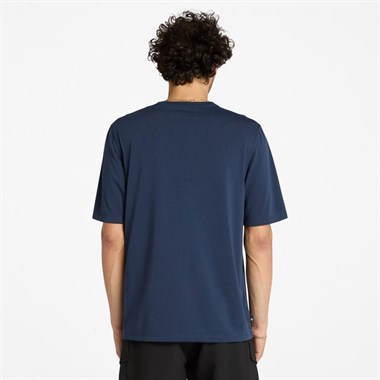 Timberland UV-Protection Logo Short Sleeve Erkek T-Shirt