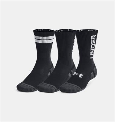 Under Armour Performance Tech Nov 3pk Crew Mid Çorap