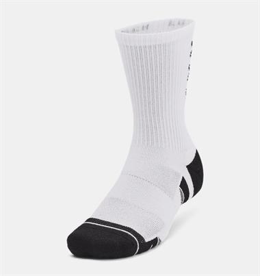 Under Armour Performance Tech Nov 3pk Crew Mid Çorap