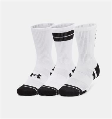 Under Armour Performance Tech Nov 3pk Crew Mid Çorap