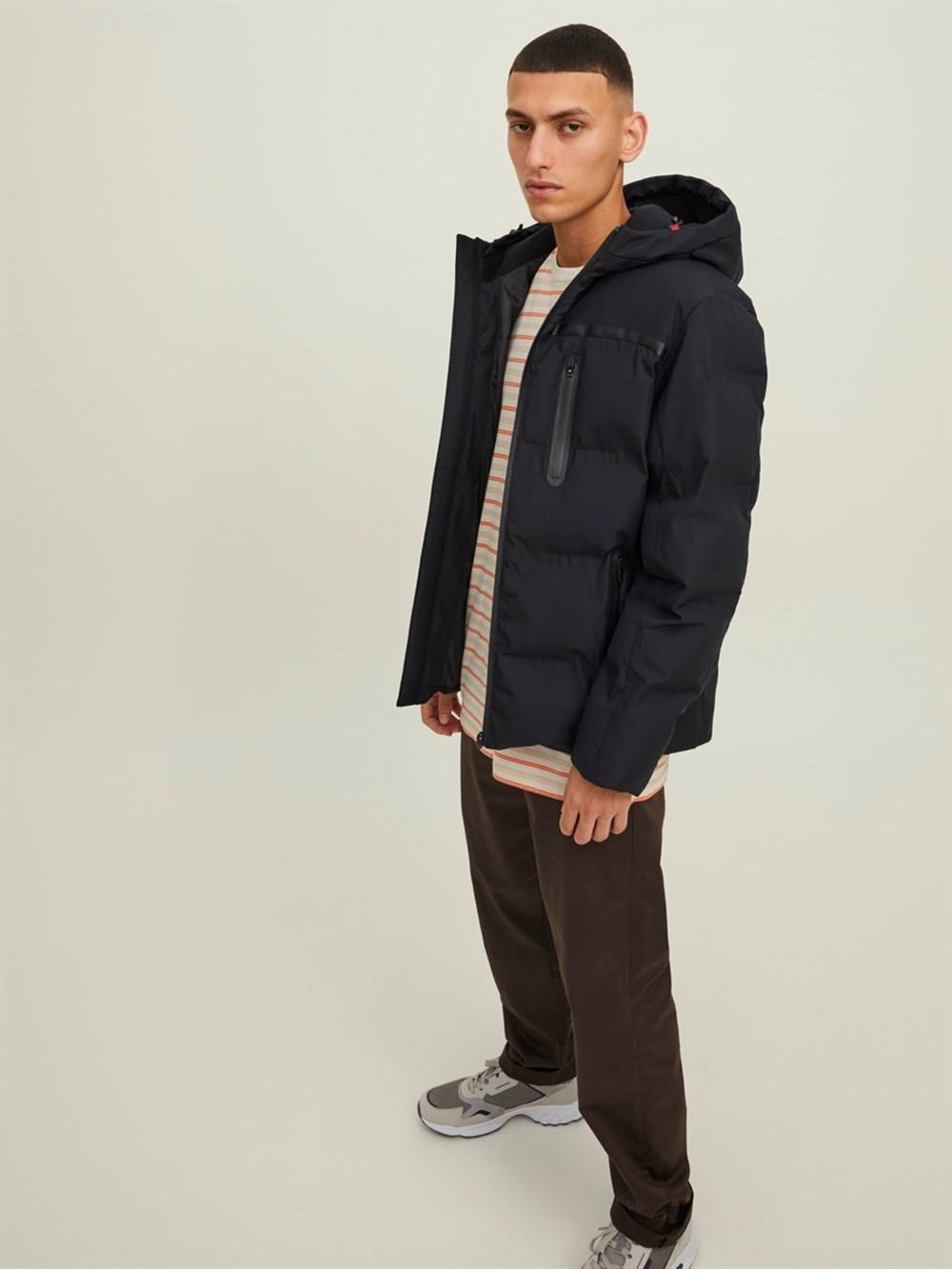JACK & JONES Uomo Jjeowen Puffer SN, Rosin, x_s, Rosin., x_s