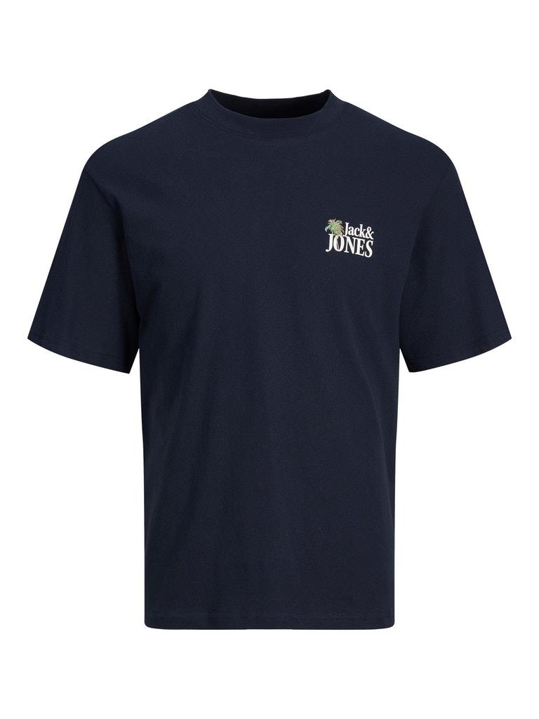 JACK & JONES Jorpalma Dry Tee T-Shirt Uomo - Manica Corta, Girocollo, Cotone, Colore Unito