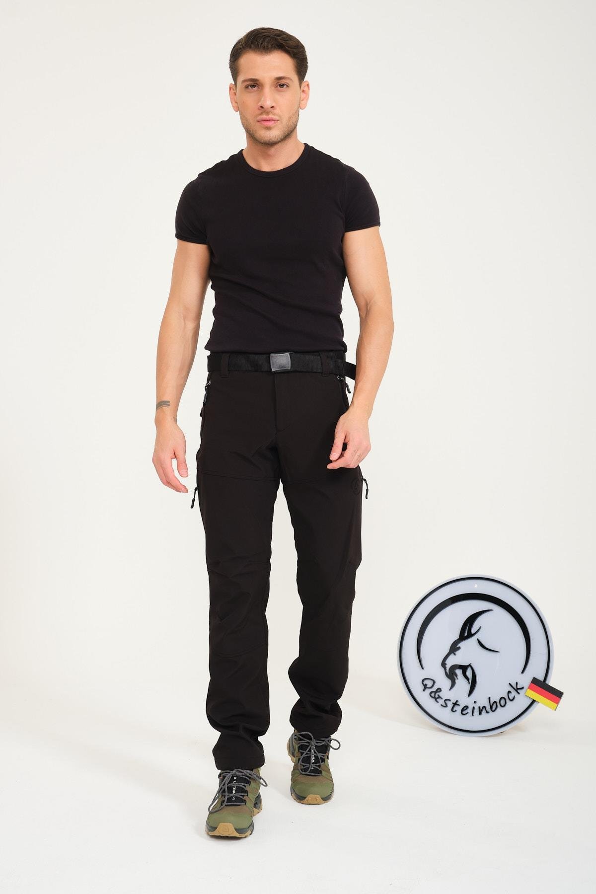 Q&Steinbock Erkek Pantolon Kaunas Softshell Outdoor