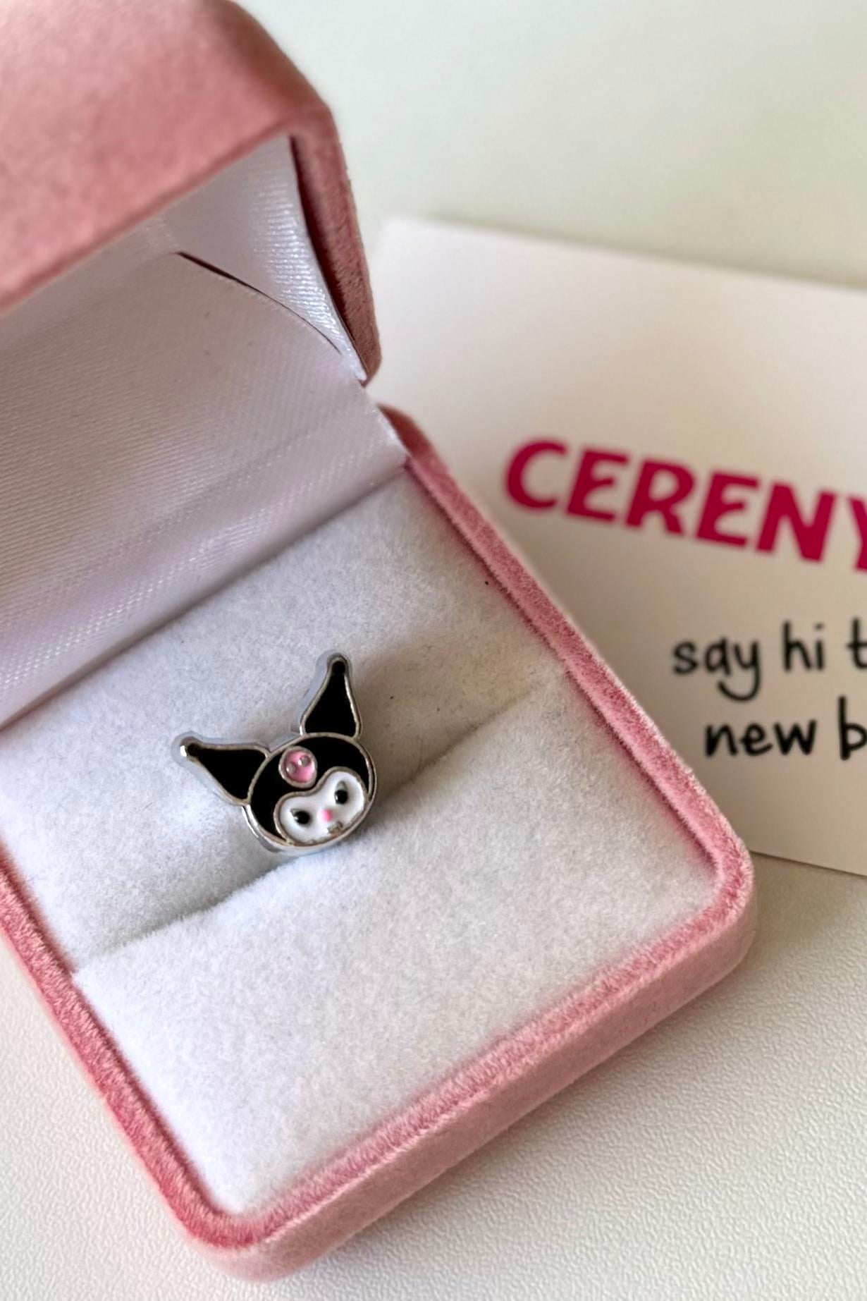 Kuromi Charm Gümüş Kaplama