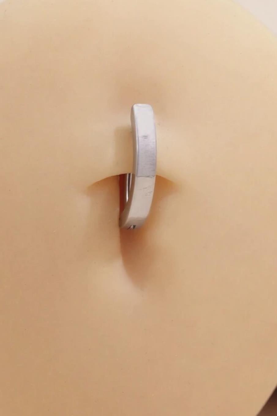 Mini Halka Göbek Piercing 8 MM 316L Cerrahi Çelik