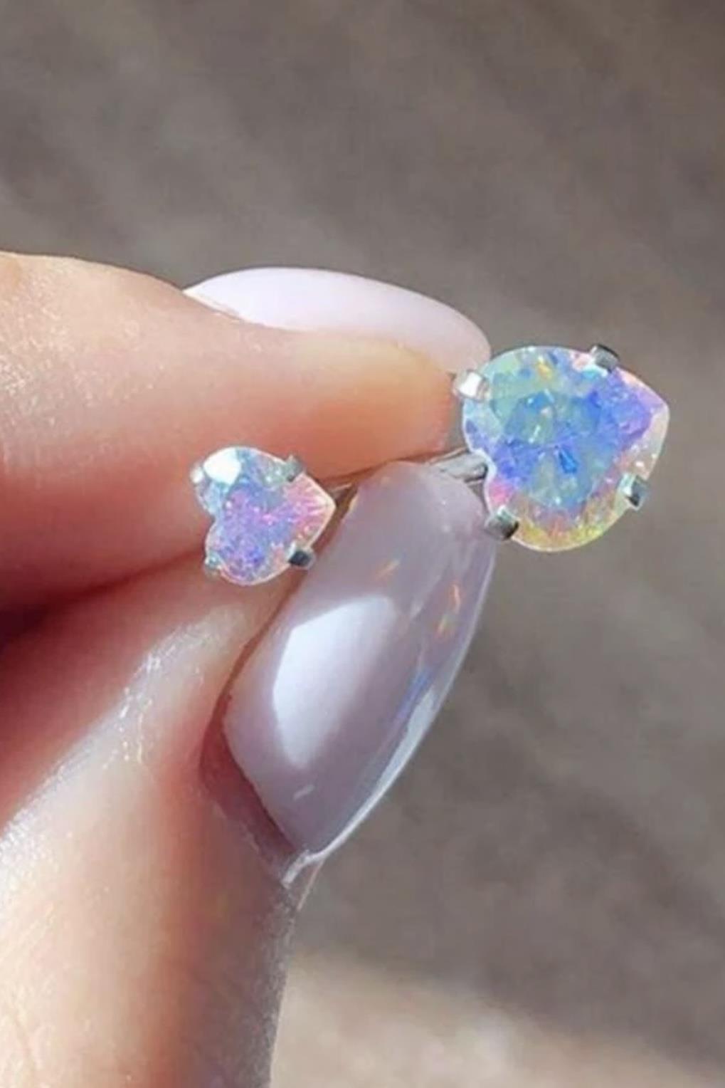 Mini Hologram Kalpli Göbek Piercing 316L Cerrahi Çelik