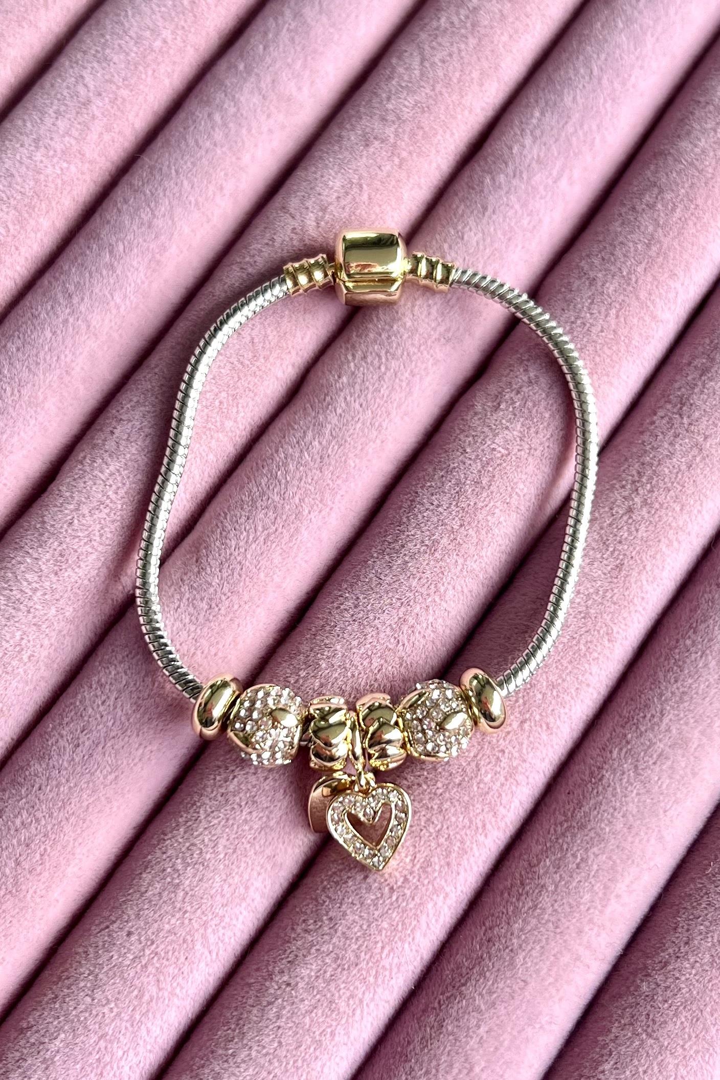 Mixed Kalpli Pandora Charm Bileklik