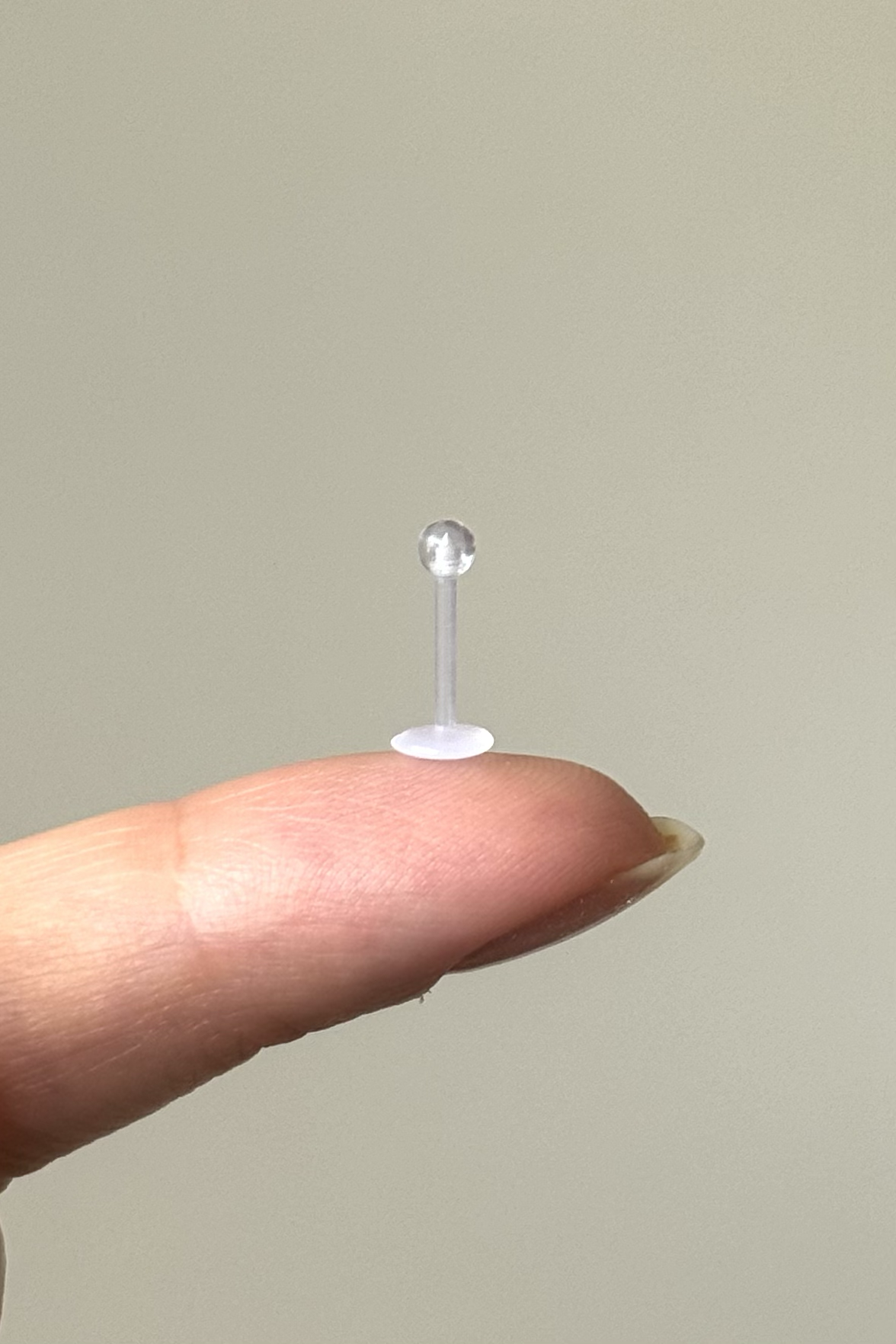 Piercing Labret Bioplast Bar Boyu: 8mm