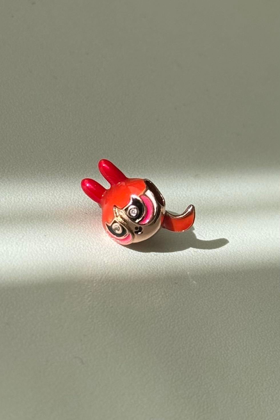 Powerpuff Girls Blossom Charm 925 Ayar Gümüş