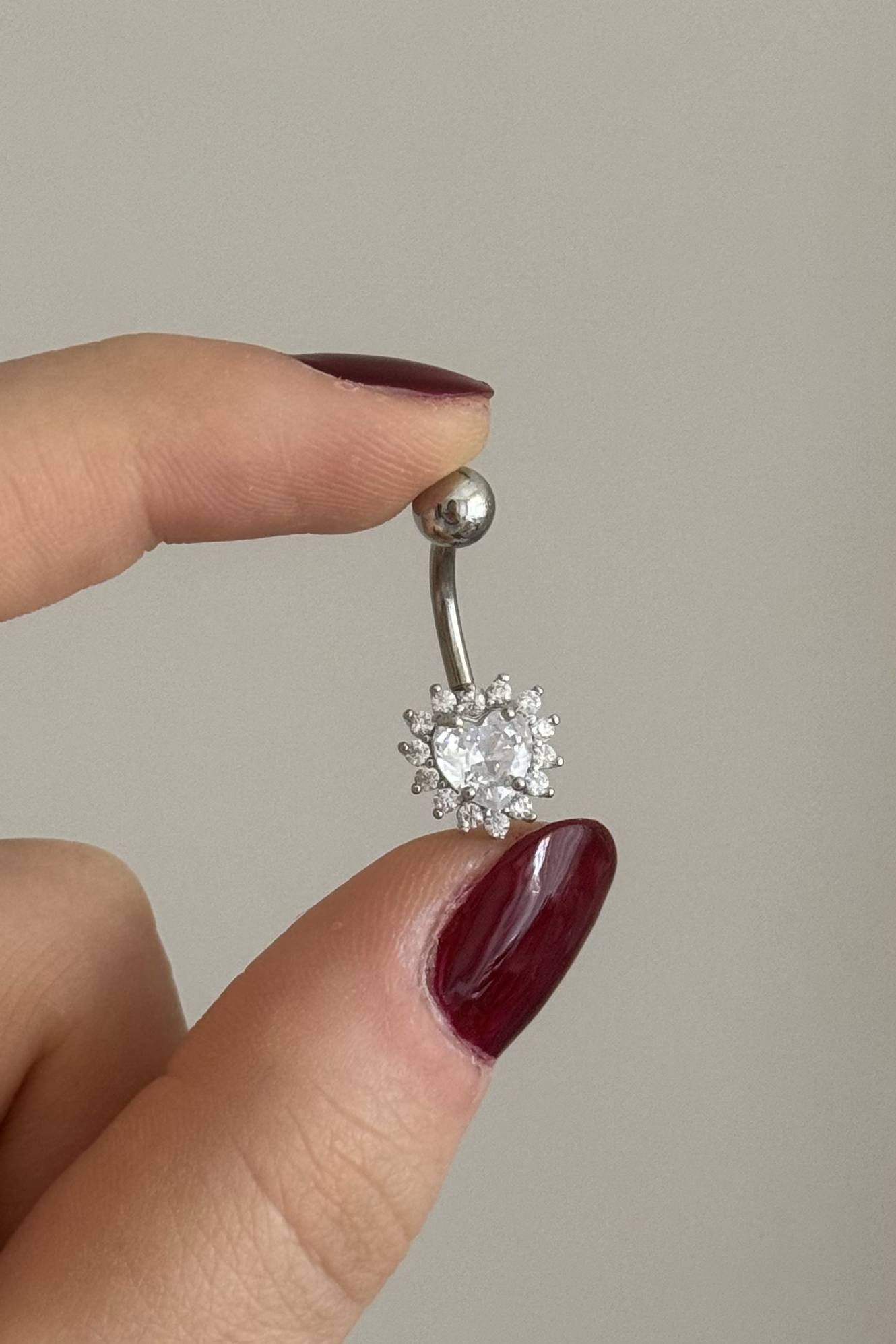 Prenses Kalp Göbek Piercing | Cerrahi Çelik