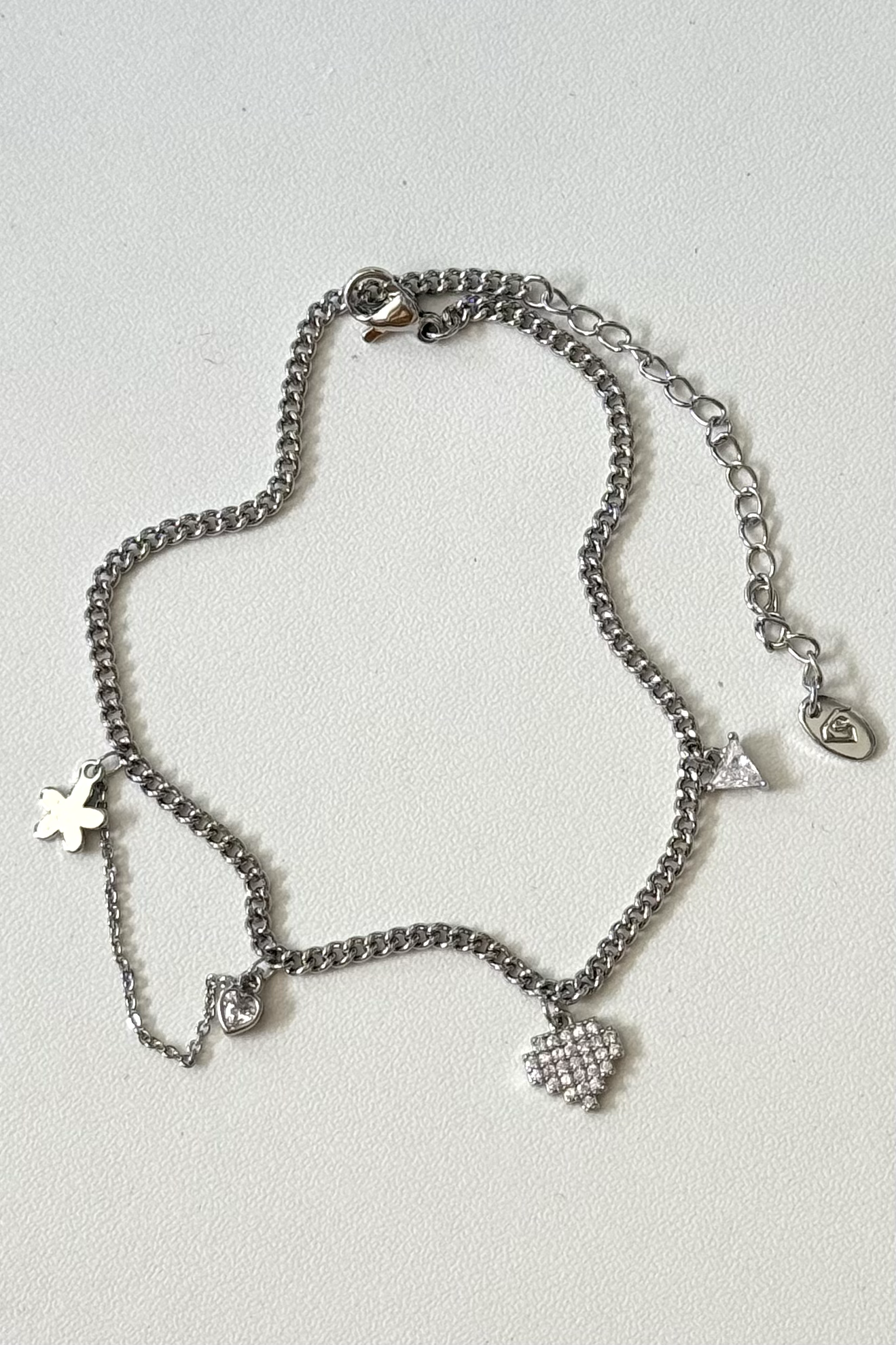 Sallantılı Kalp Charmlı Halhal 