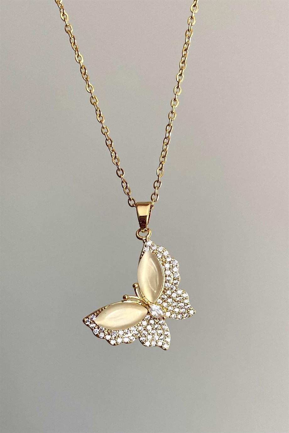 Soft Mariposa Kolye | Çelik