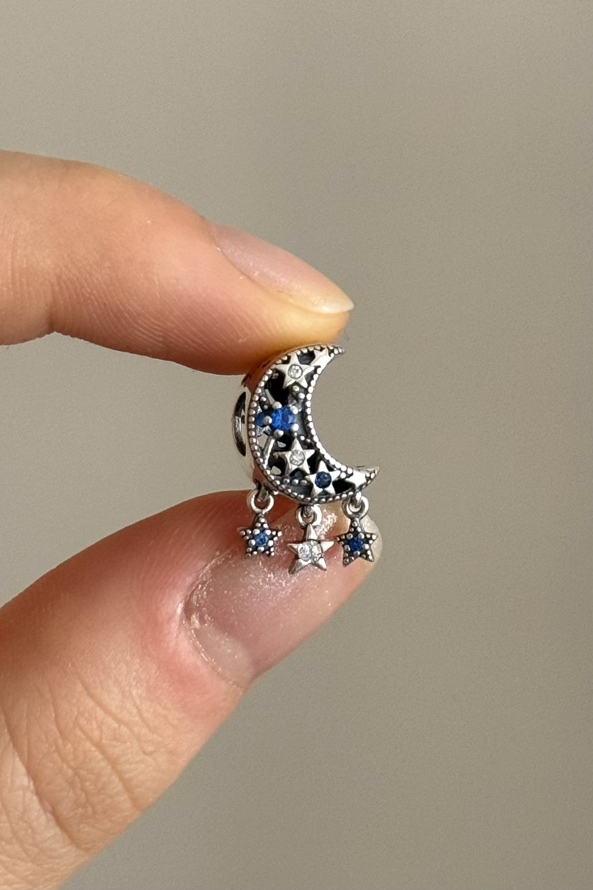Yıldız Ve Yeni Ay Charm 925 Ayar Gümüş
