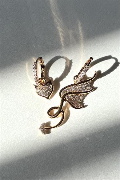 Dragon Küpe Çifti | Çelik