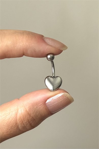 Kalp Göbek Piercing 316L Cerrahi Çelik