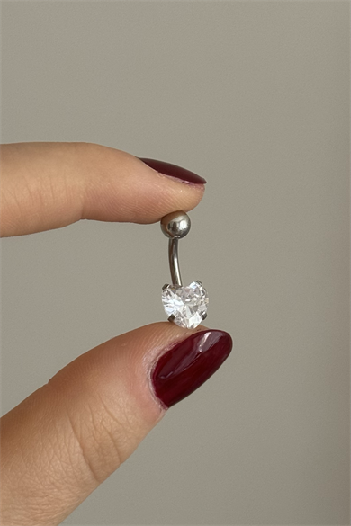 Kalpli Göbek Piercing | Cerrahi Çelik