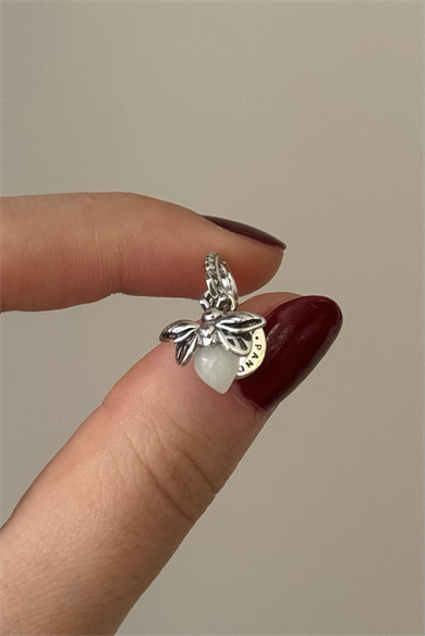 Karanlıkta Parlayan Ateş Böceği Charm 925 Ayar Gümüş