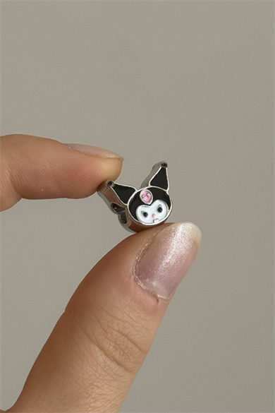 Kuromi Charm Gümüş Kaplama