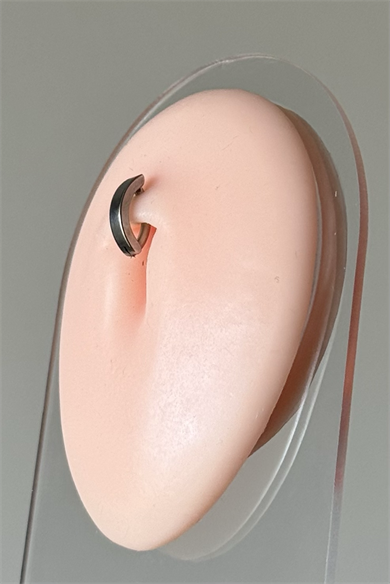 Mini Halka Göbek Piercing 8 MM 316L Cerrahi Çelik