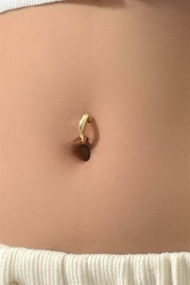Mini Halka Göbek Piercing 8 MM 316L Cerrahi Çelik