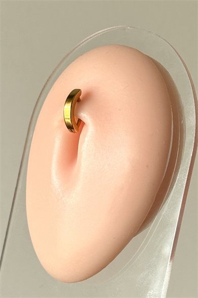 Mini Halka Göbek Piercing 8 MM 316L Cerrahi Çelik