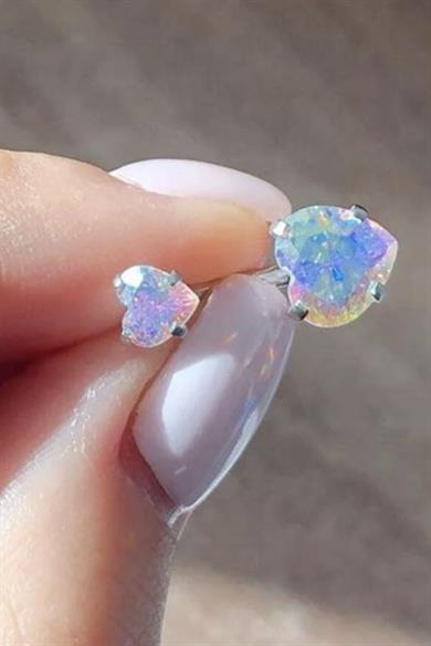 Mini Hologram Kalpli Göbek Piercing 316L Cerrahi Çelik