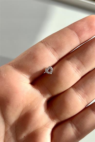 Mini Kalp Piercing | Cerrahi Çelik
