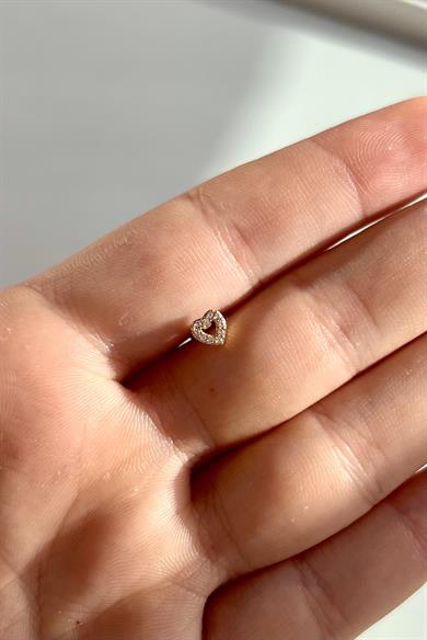 Mini Kalp Piercing | Cerrahi Çelik