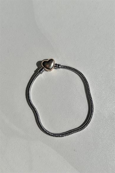 Mixed Kalp Charm Bileklik