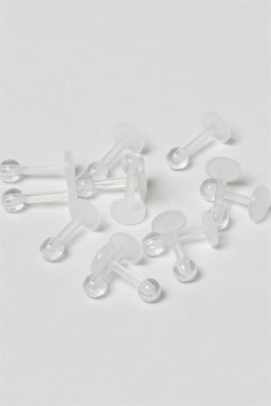 Piercing Labret Bioplast Bar Boyu: 6mm