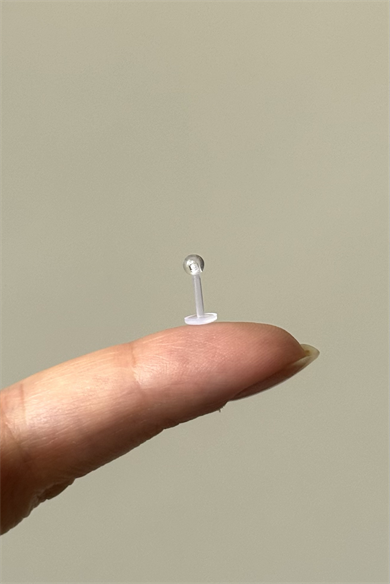 Piercing Labret Bioplast Bar Boyu: 6mm