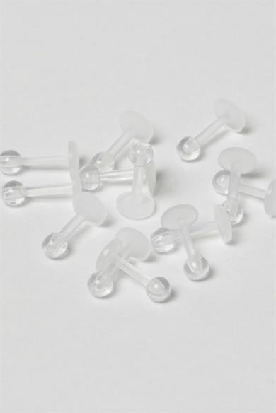 Piercing Labret Bioplast Bar Boyu: 8mm