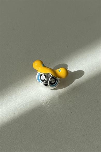 Powerpuff Girls Bubbles Charm 925 Ayar Gümüş