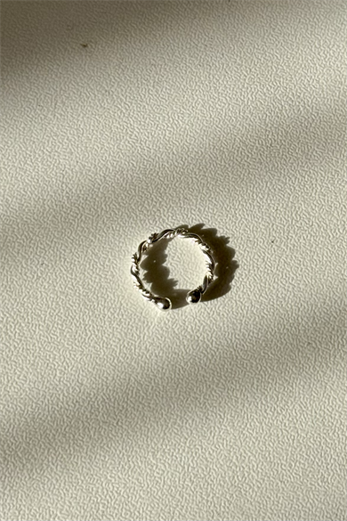 Sıkıştırmalı Fake Septum Piercing 925 Ayar Gümüş