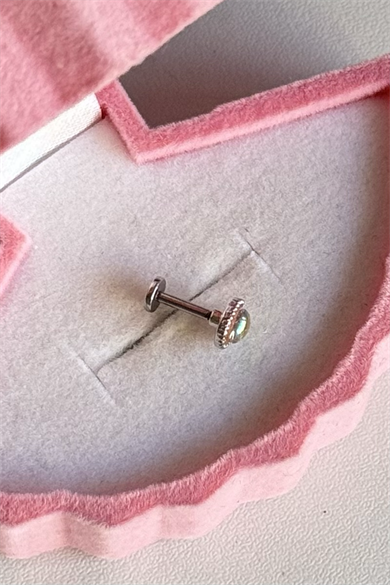 Simli Piercing Cerrahi Çelik 6 MM Bar