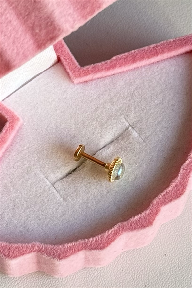 Simli Piercing Cerrahi Çelik 6 MM Bar
