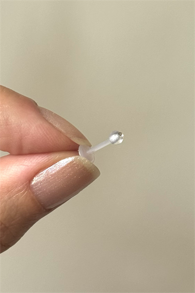 Taşlı Bioplast Piercing 8 MM