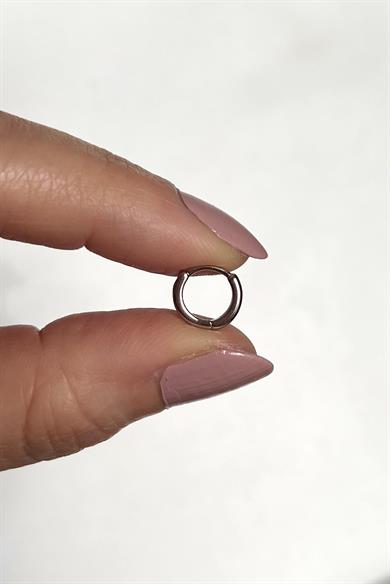 Tekli Klipsli Halka Küpe/Piercing | Çelik