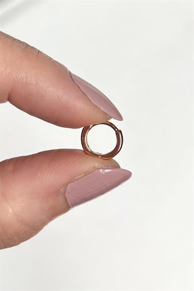 Tekli Klipsli Halka Küpe/Piercing |Çelik