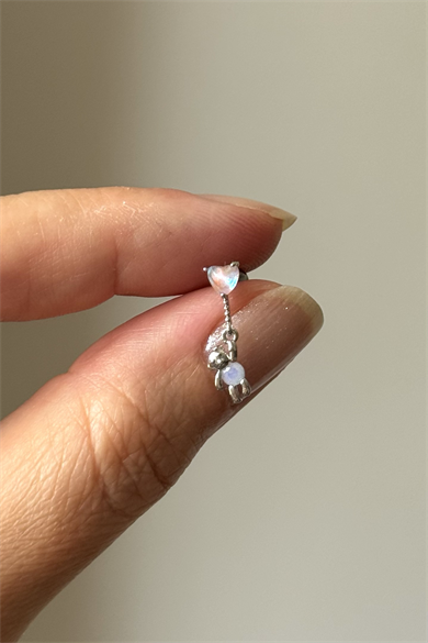 Uçan Balonlu Ayıcık Piercing | Cerrahi Çelik