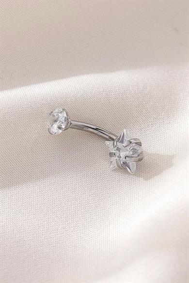 Tektaş Yıldız Göbek Piercing | Cerrahi Çelik