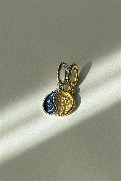 Yin Yang 2li Charm 925 Ayar Gümüş