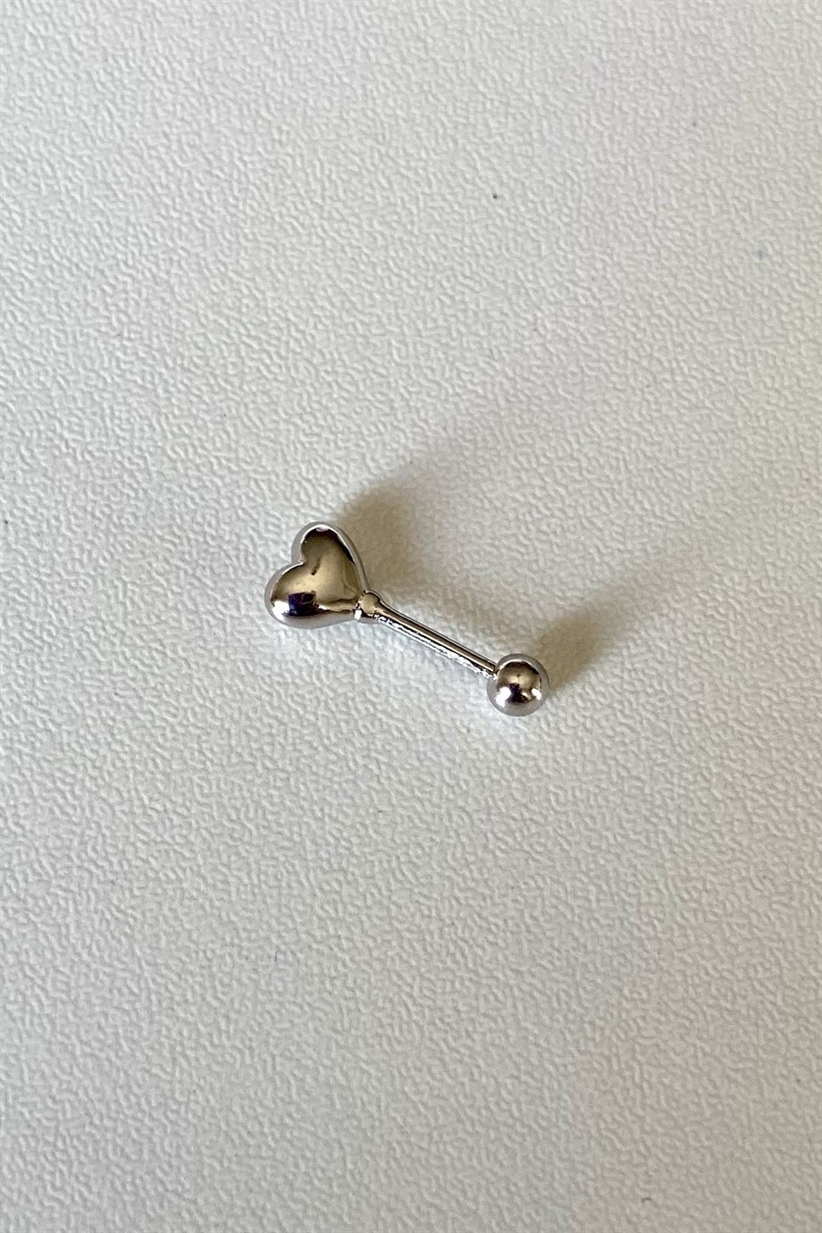 Heart Rook Piercing | 925 Ayar Gümüş