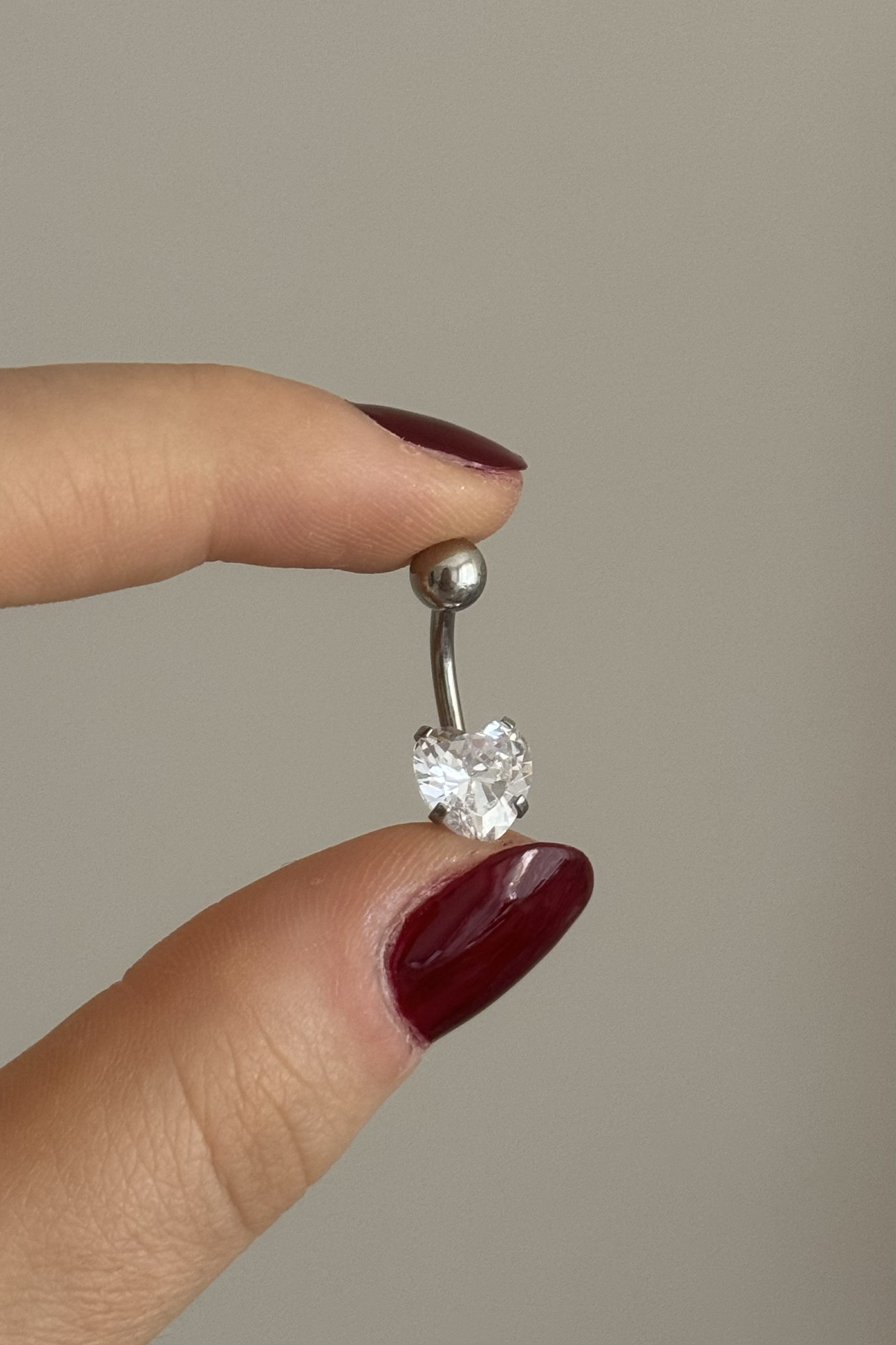 Kalpli Göbek Piercing | Cerrahi Çelik